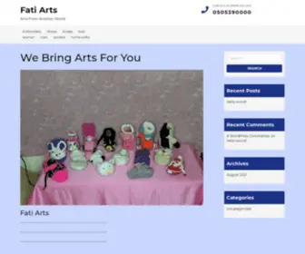 Fatiarts.com(Fati Arts) Screenshot
