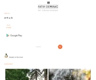 Fatihdemirag.net(Demirağ) Screenshot