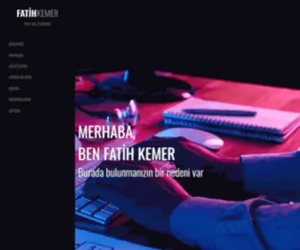 Fatihkemer.com(Fatih Kemer) Screenshot