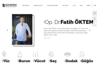 Fatihoktem.com.tr(Dr. Fatih Öktem Estetik ve Plastik Cerrahi Uzmanı Ümitköy Çayyolu Ankara) Screenshot