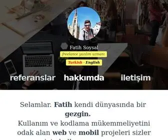 Fatihsoysal.com(Fatih Soysal) Screenshot