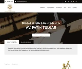 Fatihtulgar.av.tr(Tulgar Hukuk & Danışmanlık) Screenshot