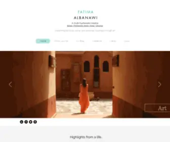 Fatimaalbanawi.com(Home) Screenshot