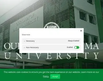 Fatima.edu.ph(Our Lady of Fatima University) Screenshot