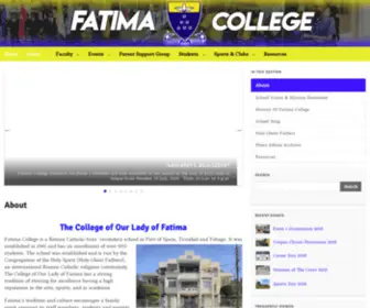 Fatima.edu.tt(Fatima College) Screenshot