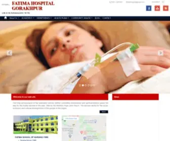 Fatimahospitalgkp.com(FATIMA HOSPITAL GORAKHPUR) Screenshot