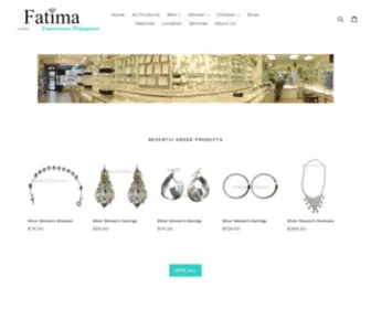 Fatimajewellery.com(Fatima Jewellery) Screenshot