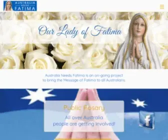 Fatima.org.au(Australia Needs Fatima) Screenshot