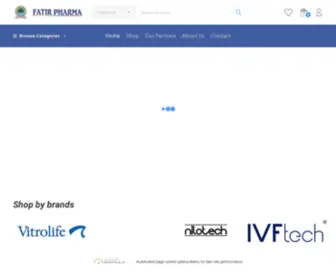 Fatirpharma.com(Fatir Pharma) Screenshot