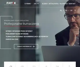 Fatix.eu(Biuro tłumaczeń Fatix) Screenshot