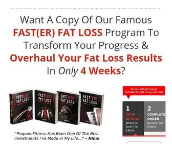 Fatlossmastery.com(Fast(er) Fat Loss) Screenshot