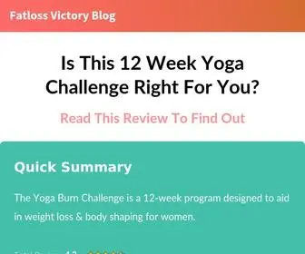 Fatlossvictory.com(Fatloss Victory) Screenshot