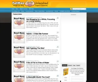 Fatmanunleashed.com(Weight Loss Blog) Screenshot