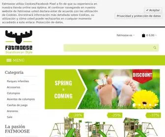 Fatmoose.es(Tienda oficial de parques infantiles y equipos recreativos) Screenshot