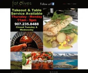 Fatoliveshomer.com(Fat Olives Restaurant Homer Alaska) Screenshot