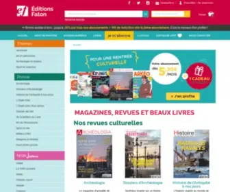 Faton.fr(Éditions Faton) Screenshot
