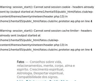 Fatos.club(Conselhos sobre vida) Screenshot