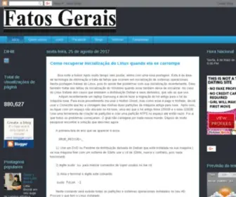 Fatosgerais.com(Fatos Gerais) Screenshot