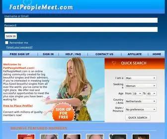 Fatpeoplemeet.com(The best place for big) Screenshot