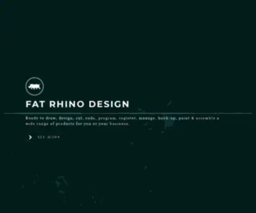 Fatrhinodesign.com()`o^/ Fat Rhino) Screenshot