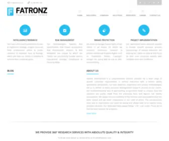 Fatronz.com(Global Risk Management and Intelligence Research Company) Screenshot