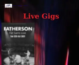 Fatsams.co.uk(Live Gigs) Screenshot