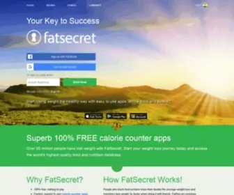Fatsecret.co.in(FatSecret India) Screenshot