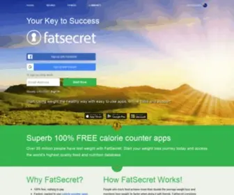 Fatsecret.co.nz(FatSecret New Zealand) Screenshot