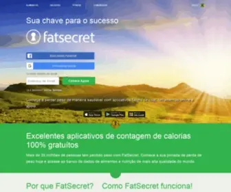 Fatsecret.com.br(FatSecret Brasil) Screenshot