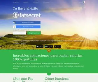 Fatsecret.com.mx(FatSecret MÃ©xico) Screenshot