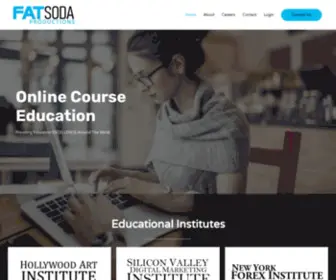 Fatsoda.com(Online Course Education) Screenshot