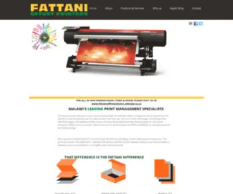 Fattanimw.com(Fattani Offset Printers) Screenshot