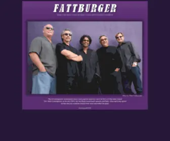 Fattburger.com(San Diego based Jazz Band) Screenshot