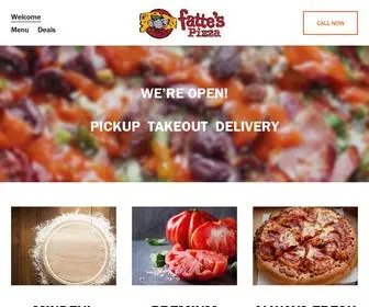 Fattessimivalley.com(Fatte's Pizza of Simi Valley) Screenshot