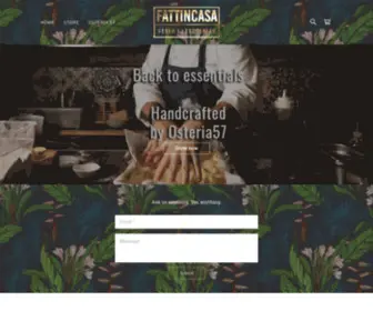 Fattincasanyc.com(Handcrafted by Osteria 57) Screenshot