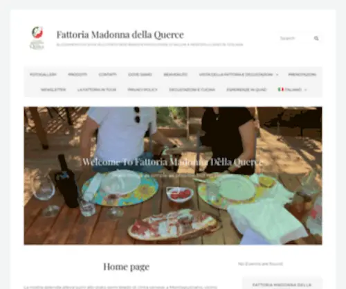 Fattoriamadonnadellaquerce.it(Suini Cinta Senese e Grigio della Querce) Screenshot