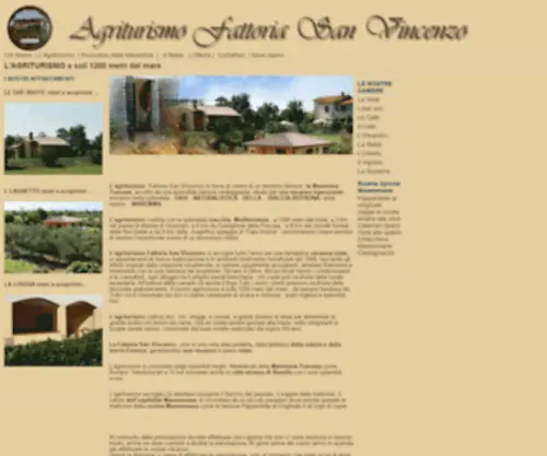 Fattoriasanvincenzo.com(L'agriturismo) Screenshot