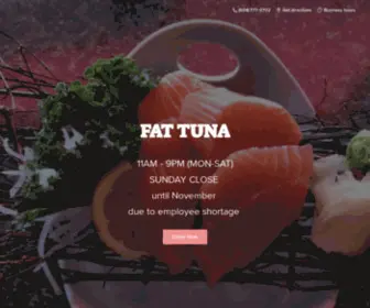 Fattunasushi.online(FAT TUNA) Screenshot