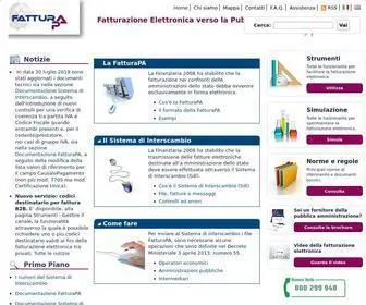 Fatturapa.gov.it(Fatturazione elettronica PA) Screenshot