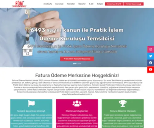 Faturaodememerkezi.com.tr(FÖM) Screenshot