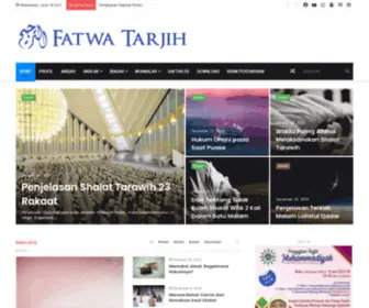 Fatwatarjih.or.id(Tanya Jawab Agama Islam) Screenshot