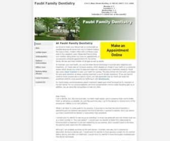 Faubl.com(John R.Faubl DDS Dentist Huntley Lake in the Hills) Screenshot