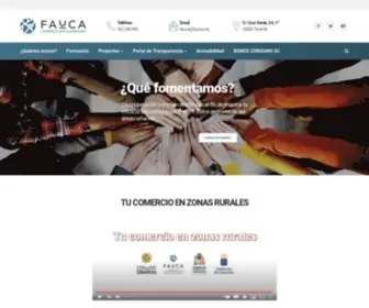 Fauca.org(Federación de Áreas Urbanas de Canarias) Screenshot