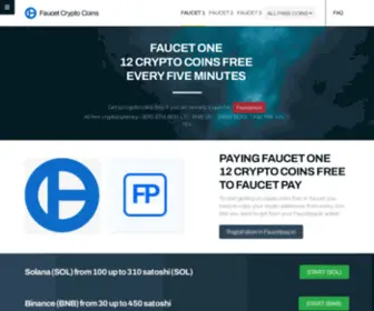 Faucet-CRYptocoins.com(PAYING FAUCET TO YOUR FAUCETPAY) Screenshot