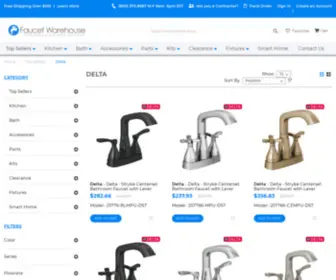 Faucet-Warehouse-Deltafaucets.com(Faucet-warehouse) Screenshot