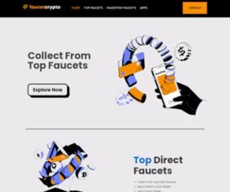 Faucetcrypto.online(Top Crypto Faucets) Screenshot