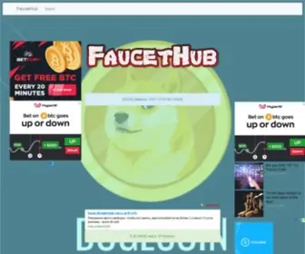Faucethub.top(Free Dogecoin Faucet) Screenshot