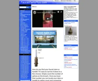 Faucetpartsplus.com(Faucet parts) Screenshot