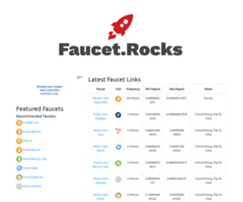 Faucet.rocks(Faucet rocks) Screenshot