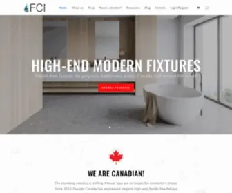 Faucetscanada.ca(Faucets Canada Inc) Screenshot